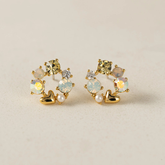 Lover's Tempo Amorette Studs Yellow