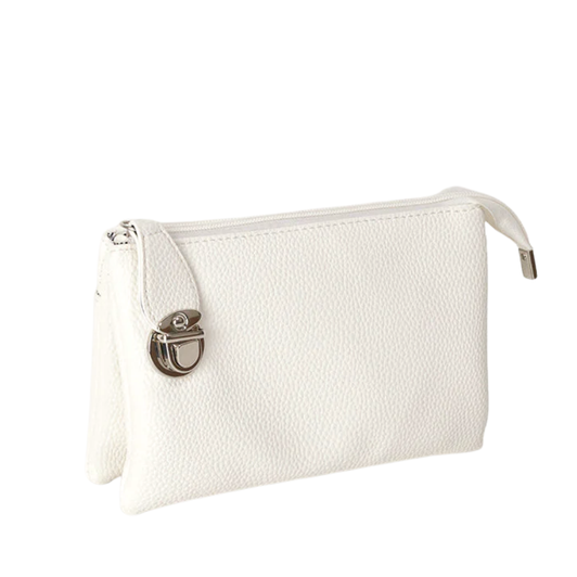 Caracol Small Wristlet & Crossbody Purse White