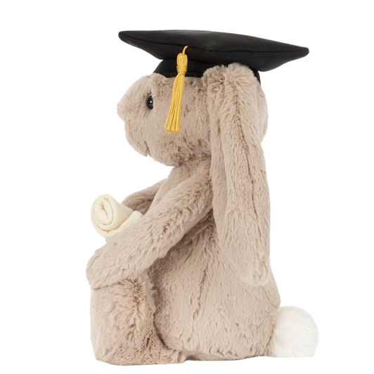 JellyCat Bashful Bunny Graduation Outfit