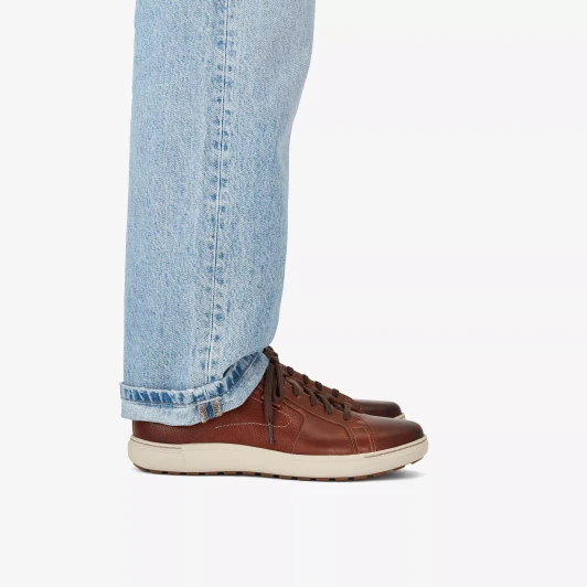 Clarks Mapstone Lace Tan Leather
