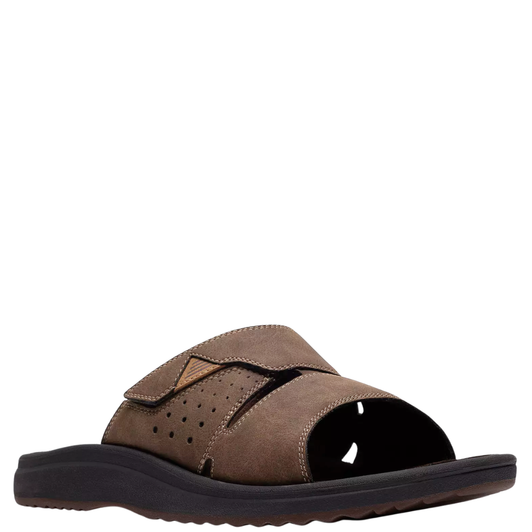 Clarks Breeze Slide M Dark Brown