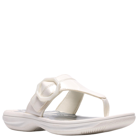 Clarks Breeze Cove White Patent
