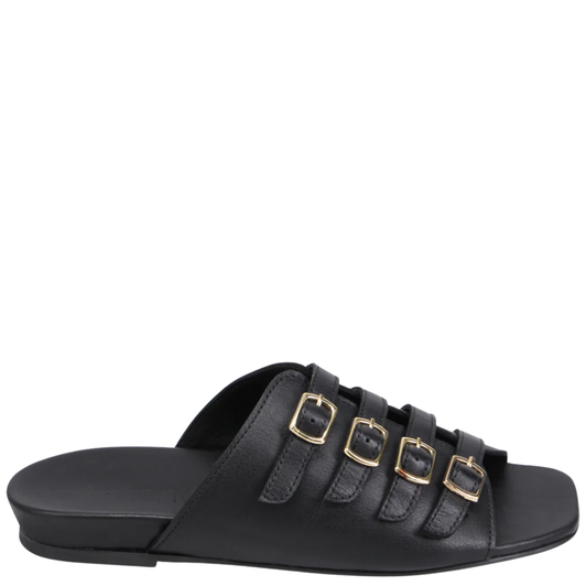 Bueno Dulce Slide Sandals Black