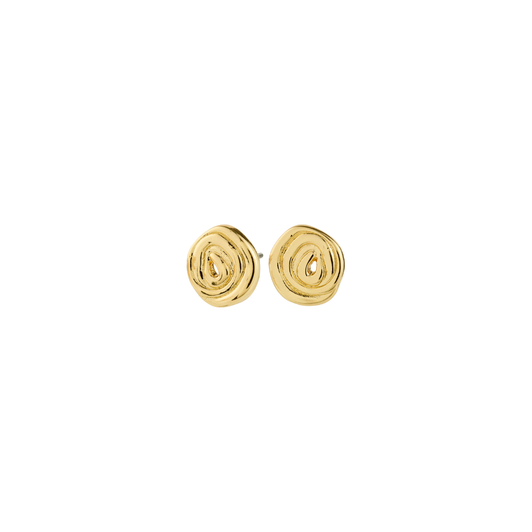 Pilgrim Air Spiral Studs Gold Plated