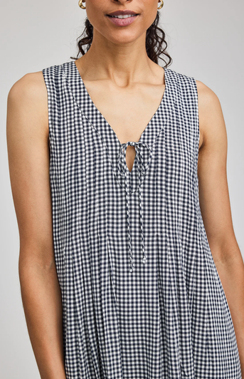 Gentle Fawn Zoey Dress Navy Gingham