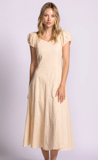Pink Martini Juno Dress Beige