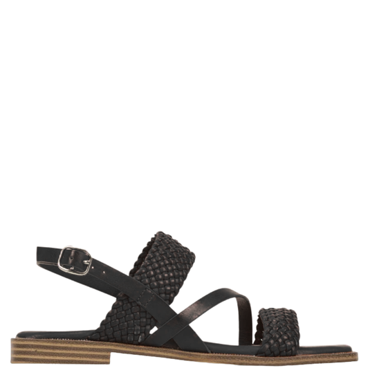 Los Cabos Basquet Sandals Black