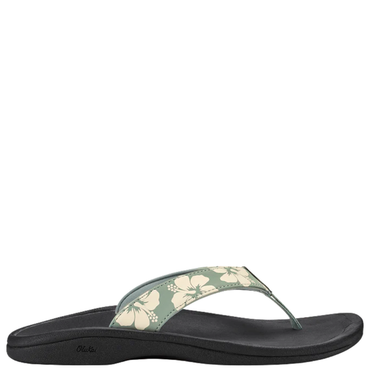 OluKai Ohana Women's Sandals Silver Pine/Pua