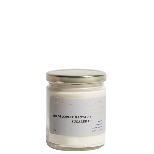 Homecoming 8oz Candle Wildflower Nectar & Sugared Fig