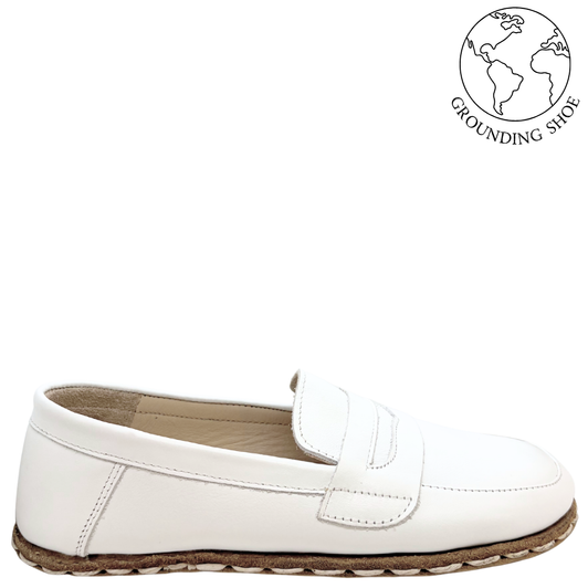 Monstera Loafers White