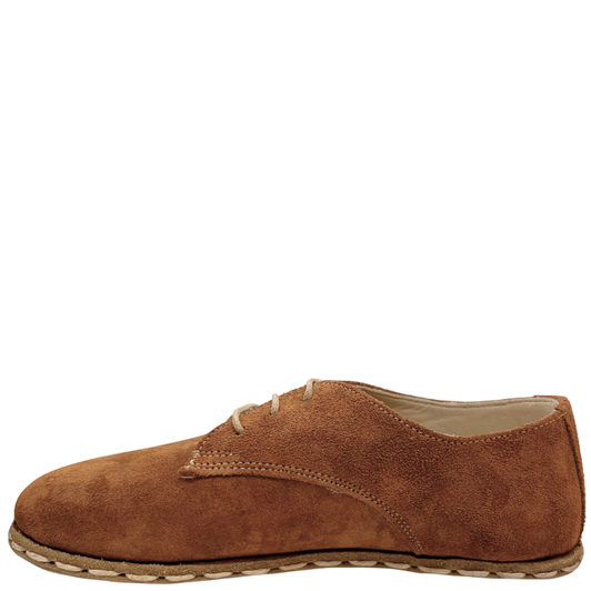 Monstera Oxfords Brown Suede
