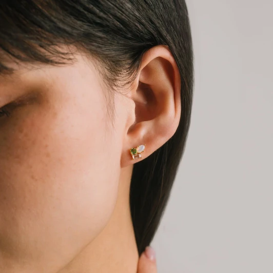 Lover's Tempo Sonata Studs Opal Mix