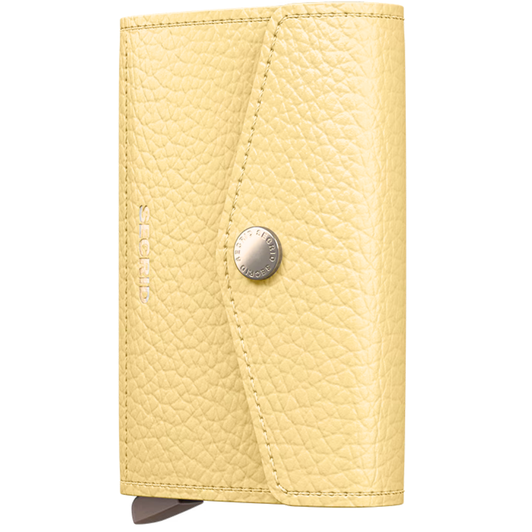 Secrid Envelope Wallet Pebble Butter Yellow