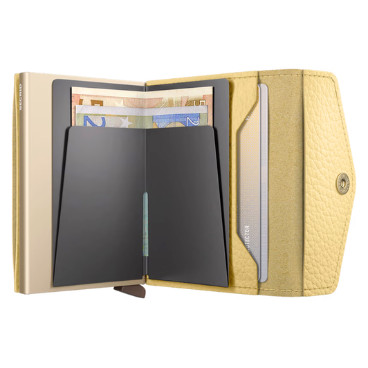 Secrid Envelope Wallet Pebble Butter Yellow