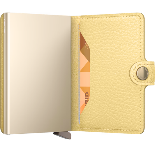 Secrid Miniwallet Pebble Butter Yellow