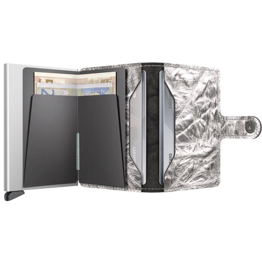 Secrid Miniwallet Crunch Silver