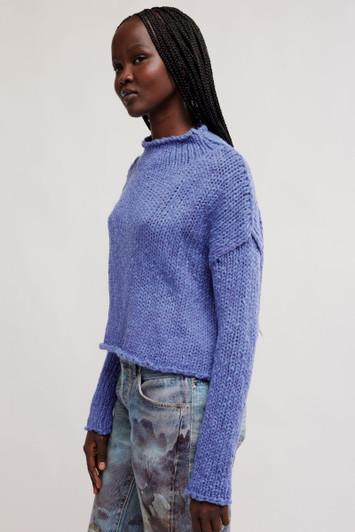 Free People Opal Sweater Peri Blue