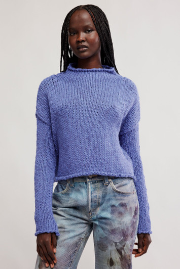 Free People Opal Sweater Peri Blue