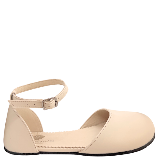 Monstera Rio Mary Jane Flats Beige