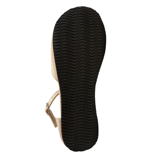 Monstera Rio Mary Jane Flats Beige