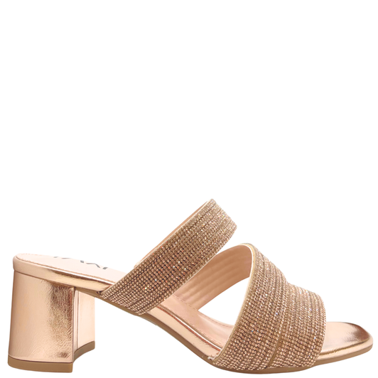 Taxi Florence-01 Sparkly Heels Rose Gold