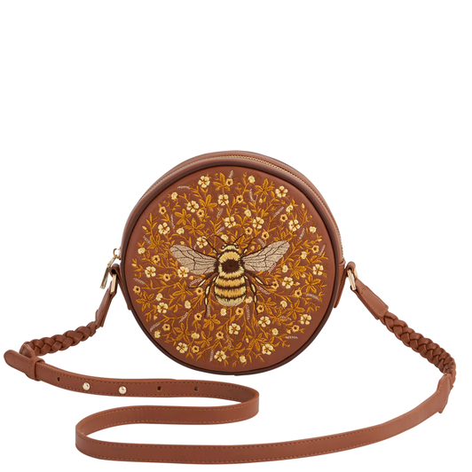 Fable Chloe Bumble Bee Circle Bag Tan