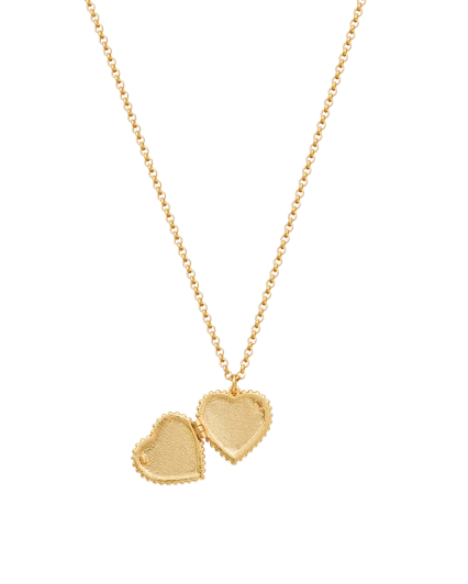 Fable Jasmine Heart Locket Necklace