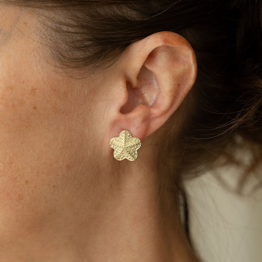 Glee Gold Plated Queen of the Tide Starfish Studs