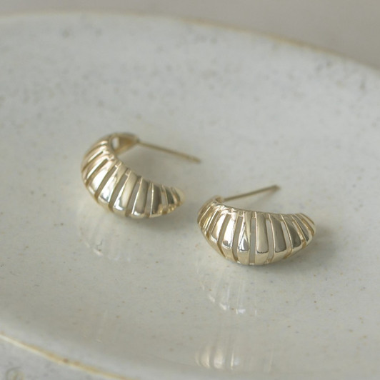 Glee Gold Plated Relic Hoops