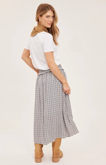 Gentle Fawn Elowyn Skirt Cream Check