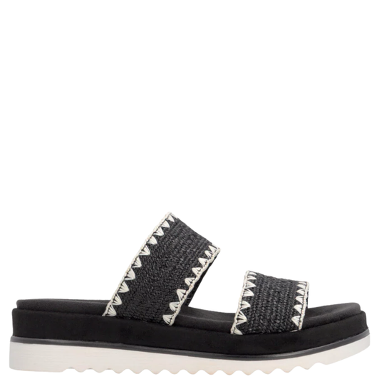Remonte Jocelyn Woven Sandals Black