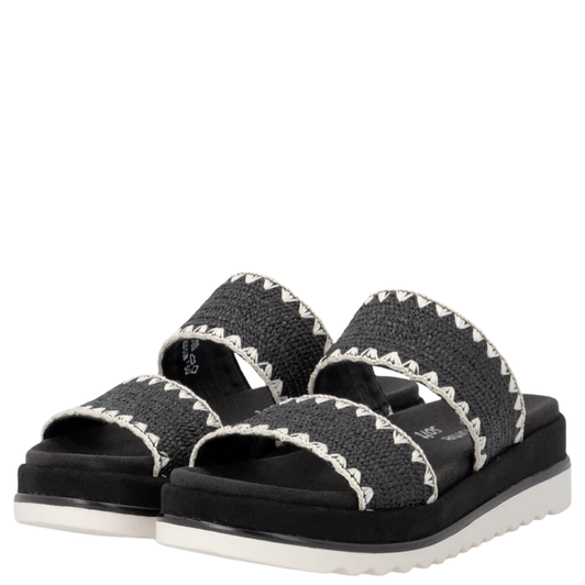 Remonte Jocelyn Woven Sandals Black