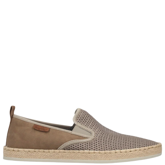 Rieker Roman Men's Slip-On Shoes Beige