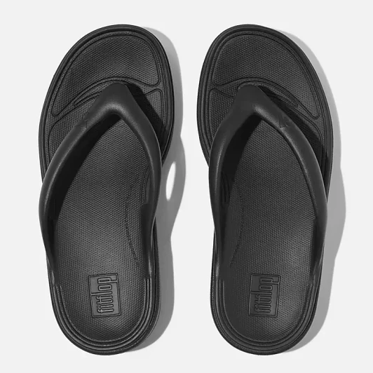 FitFlop RelieFF Recovery Toe-Post Sandals Black