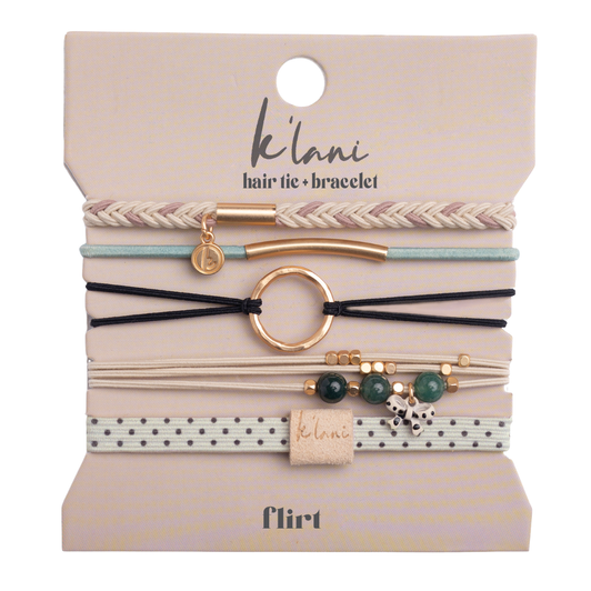 K’Lani Hair Tie Bracelet Set Flirt
