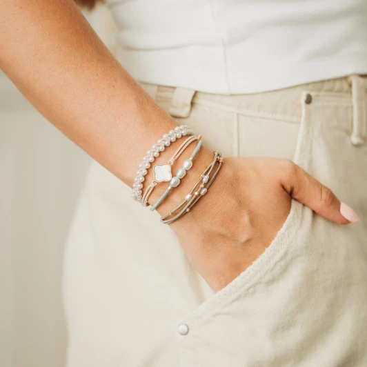 K’Lani Hair Tie Bracelet Set Glimmer