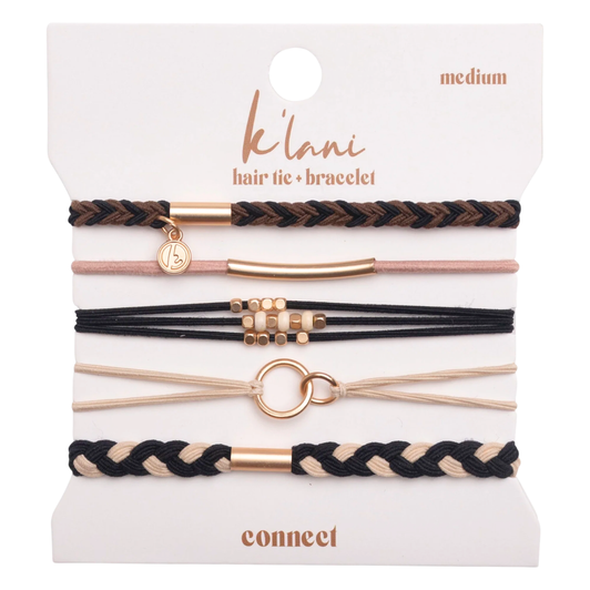 K’Lani Hair Tie Bracelet Set Connect