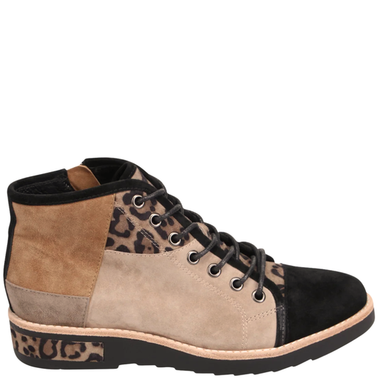 Django & Juliette Regine Shoes Taupe Leopard Multi
