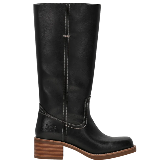Frye & Co Miranda 14 Wide Calf New Black/Bandit