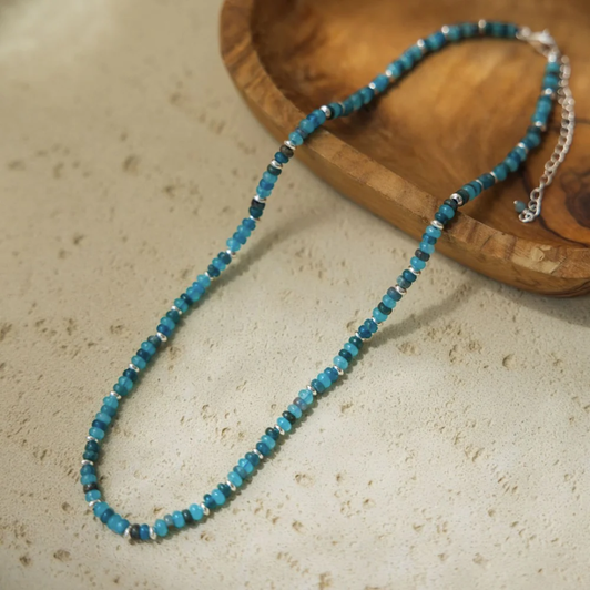 Wild Abandon Silver Plated Happy Necklace Coastal