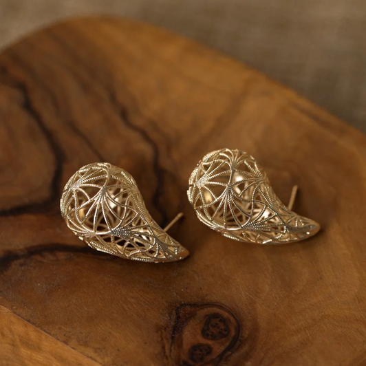 Wild Abandon Gold Plated Interstellar Earrings