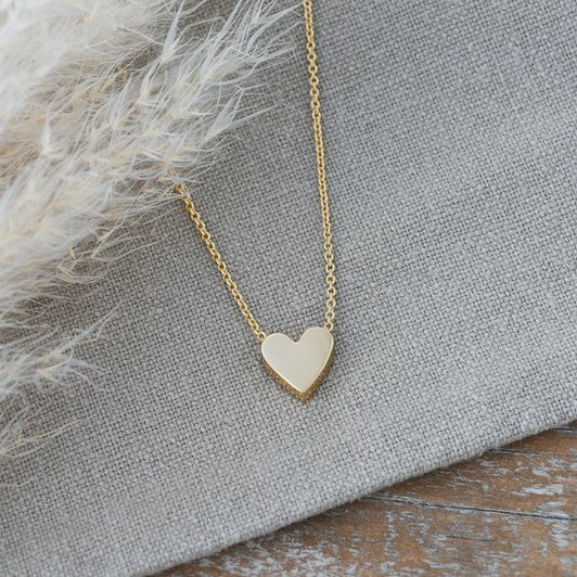 Wild Abandon Gold Plated Little Heart Necklace