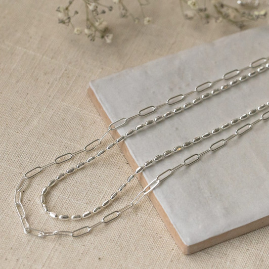 Glee Silver Plated Double Take Layered Necklace