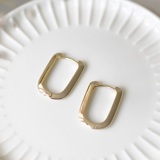 Glee Gold Plated Ride or Die Hoops