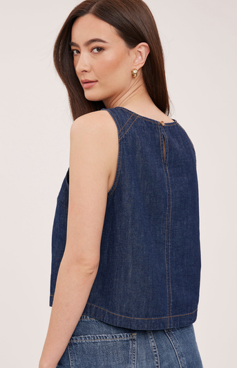 Gentle Fawn Blaise Top Dark Wash