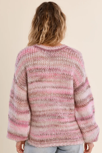 Molly Bracken Chunky Knit Sweater Rose