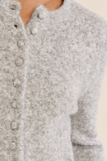 Molly Bracken Buttoned Cardigan Ash