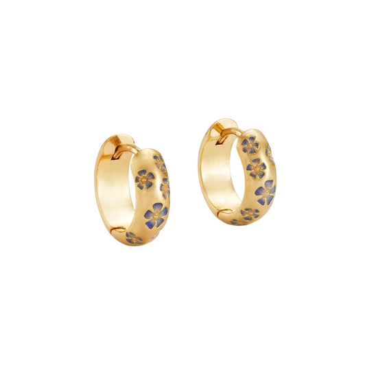 Fable Periwinkle Huggie Earrings