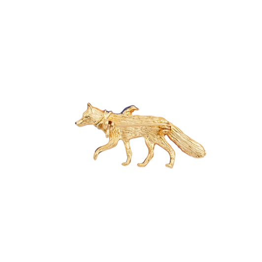 Fable Cozy Fox Brooch