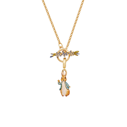Fable Peter Rabbit Forget-Me-Not Toggle Necklace